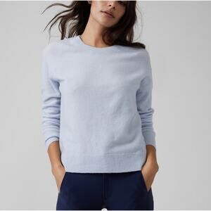 Athleta Fuzzy Merino Wool Blend Hawthorn Crew Sweater